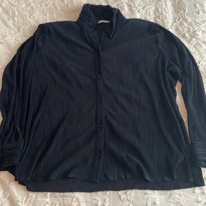 Abercrombie black long sleeve top
